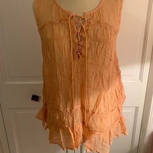 Tangerine Anthropology Blouse